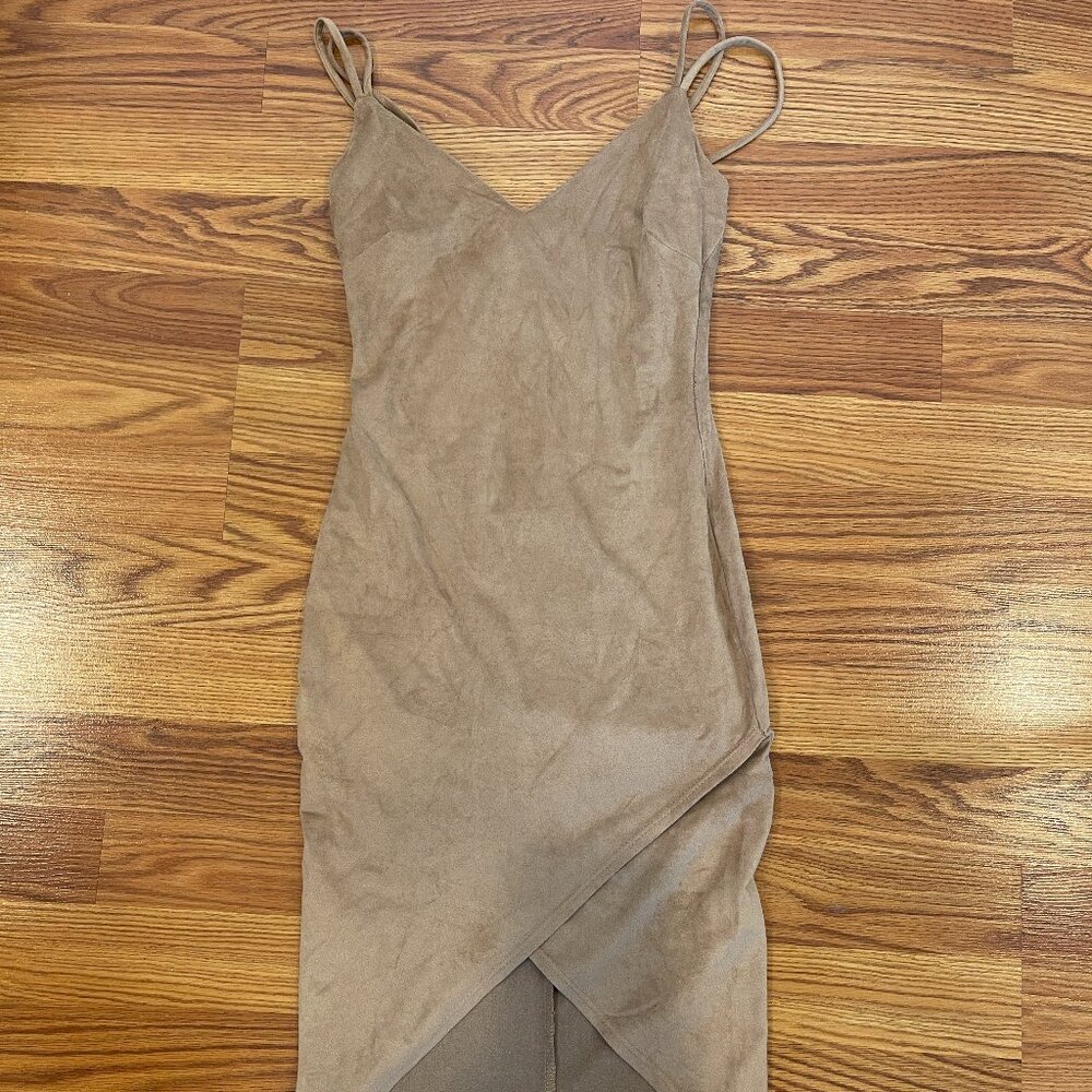 Windsor Tan Suede Dress